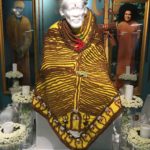 Baba in Rudraksha Bead Robe